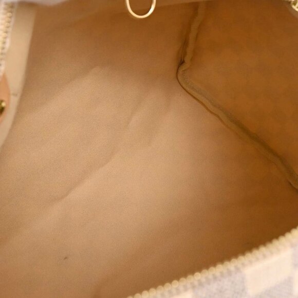 Louis Vuitton Damier Azur Speedy 30 Handbag N41533 SP0067 125378 - Picture 9 of 10